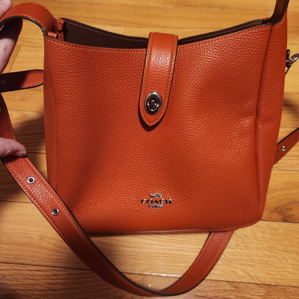 Coach Orange Hadley Crossbody